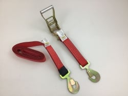 RED TECNIC WEB flat snap hook and ratchet