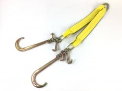 V-Bridle Strap with 15 J-Hooks & JT Hooks (30 Leg) – Baremotion