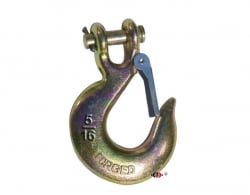 G-70 5/16 Forged Clevis Slip Hook w/ Latch HKC-SLIP-516-G7 - Durabilt USA